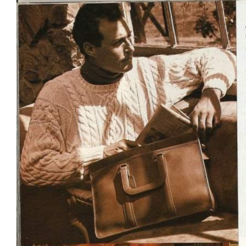 Vintage Coach! Embassy Briefcase British Tan—stylish classic unisex attaché case